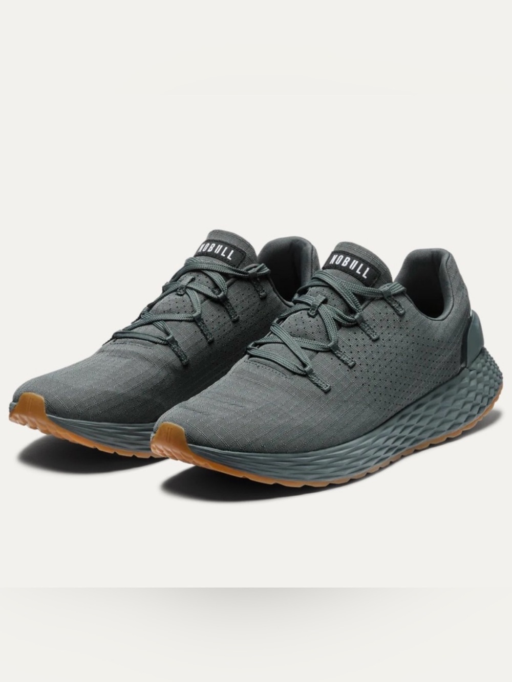 Nobull Gum Sole Ripstop Runner Sneaker in Gray Size 16 - NWOT